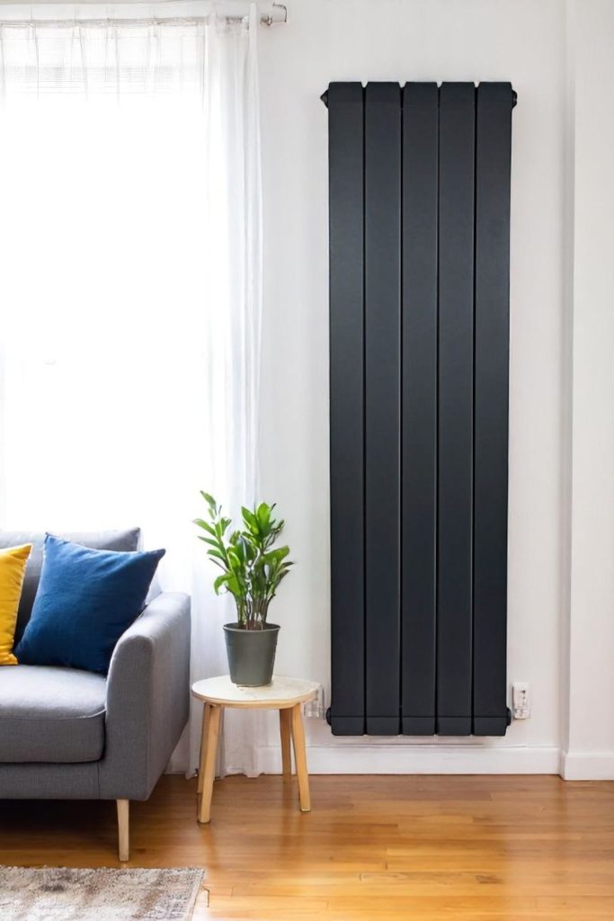 calorifer vertical aluminiu antracit
